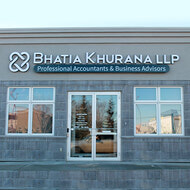 Combination - Frontlit Channel letters and Box sign